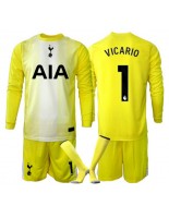 Tottenham Hotspur Guglielmo Vicario #1 Maalivahdin Kolmaspaita Lasten 2025-26 Pitkähihainen (+ shortsit)